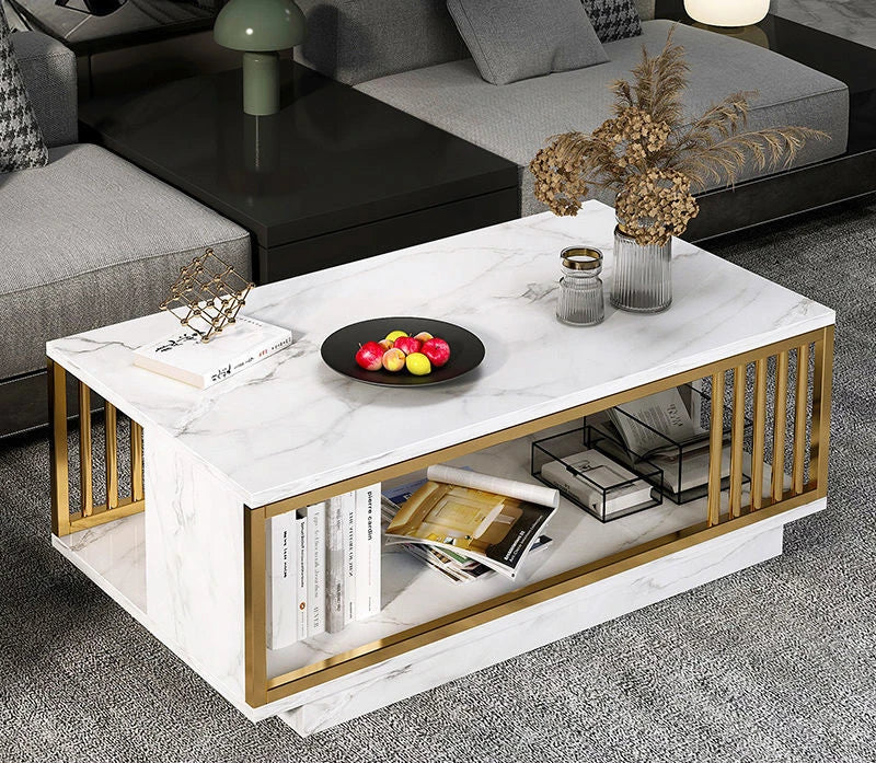 Storage Coffee Table Decoration Accessories Luxury Design Living Room Coffee Table Dining Dressing Table Basse Dining Tables