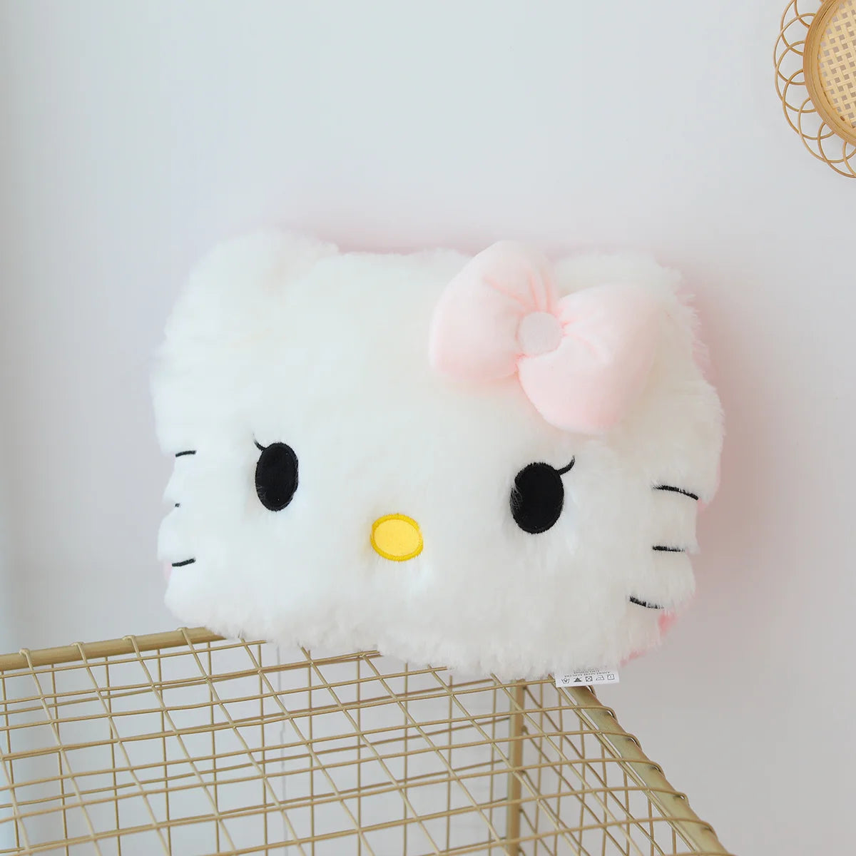 Sanrio Hello Kitty Plush Toy Soft Cuddly Pillow Comfortable Back Cushion Sofa Decorative Pillow Hug Plushies Xmas Gifts For Girl